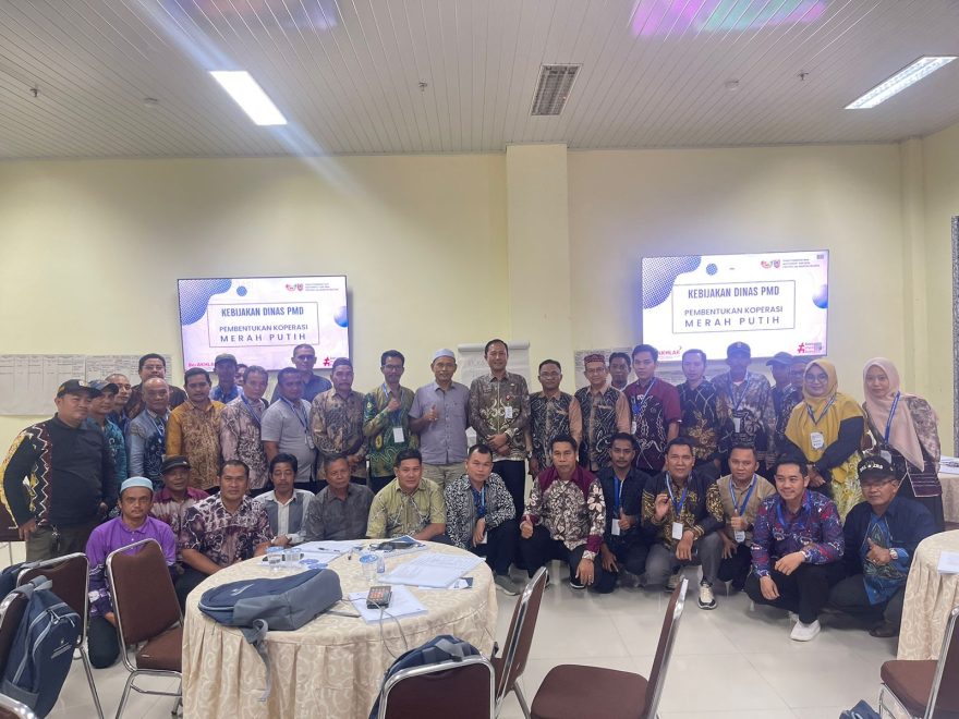 Desa Pagat Ikuti Pelatihan Tata Kelola Pemerintahan Desa untuk Penguatan Koperasi Desa Merah Putih 2025