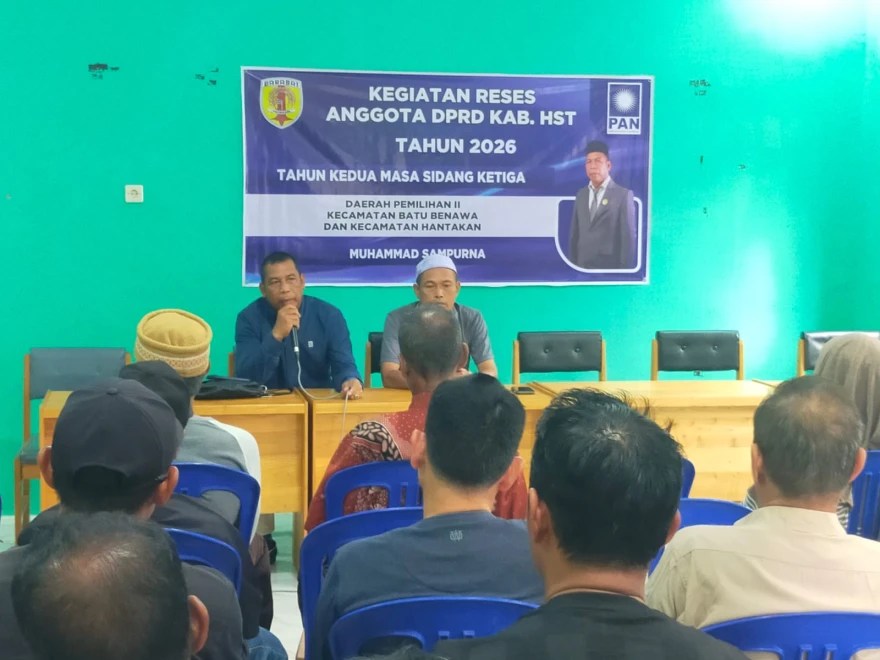 Sampurna, Anggota DPRD Kabupaten Hulu Sungai Tengah Serap Aspirasi Warga Desa Pagat
